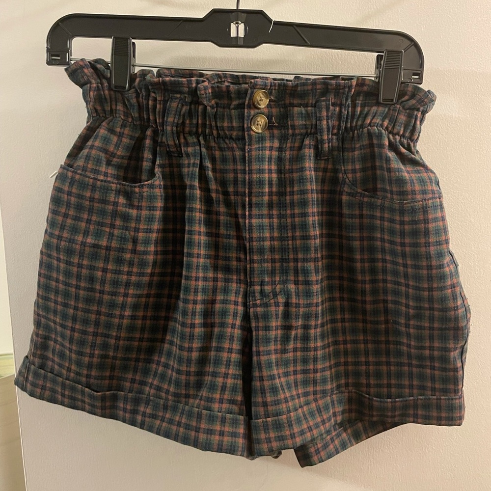 American Eagle Plaid Shorts